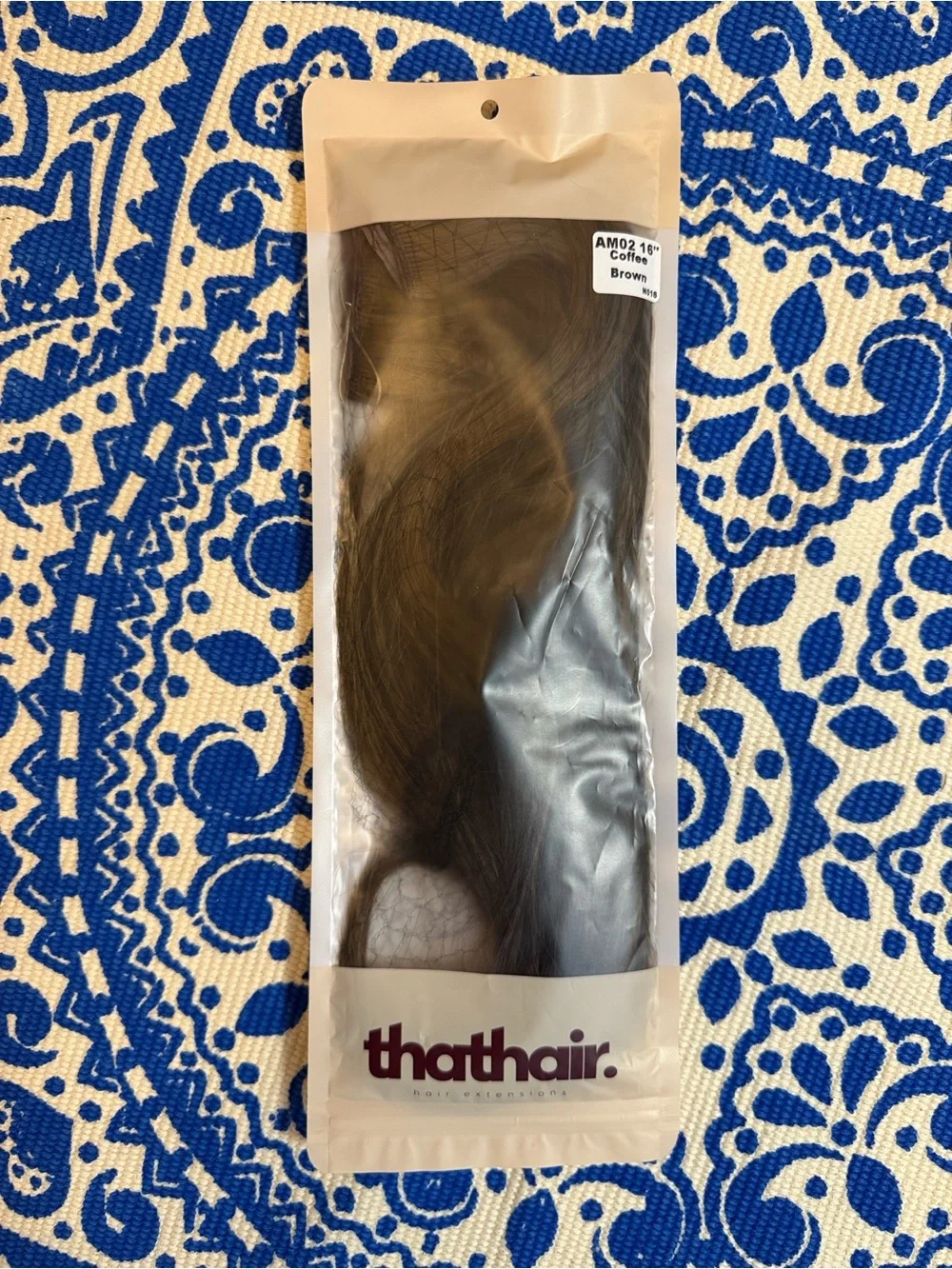 Thathair Halo 16” Coffee Brown Extensions- WAVY